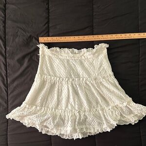 Marc Jacobs White Skirt Size 2 eyehole material old new stock